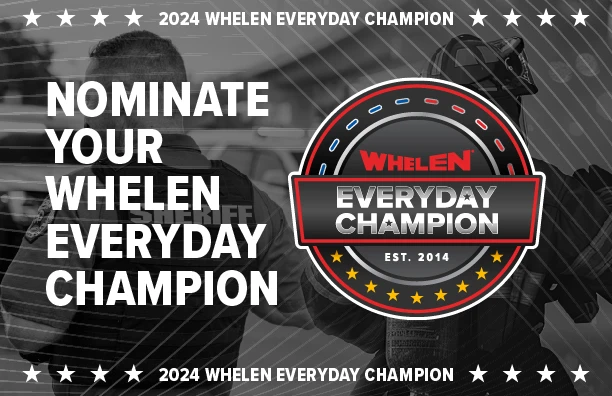 promo graphic advertising nominations for the 2024 Whelen Everyday Champion contest