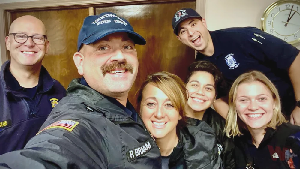 group photo of Whelen's 2022 Everyday Champion, the Lexington Fire Department Community Paramedicine Team