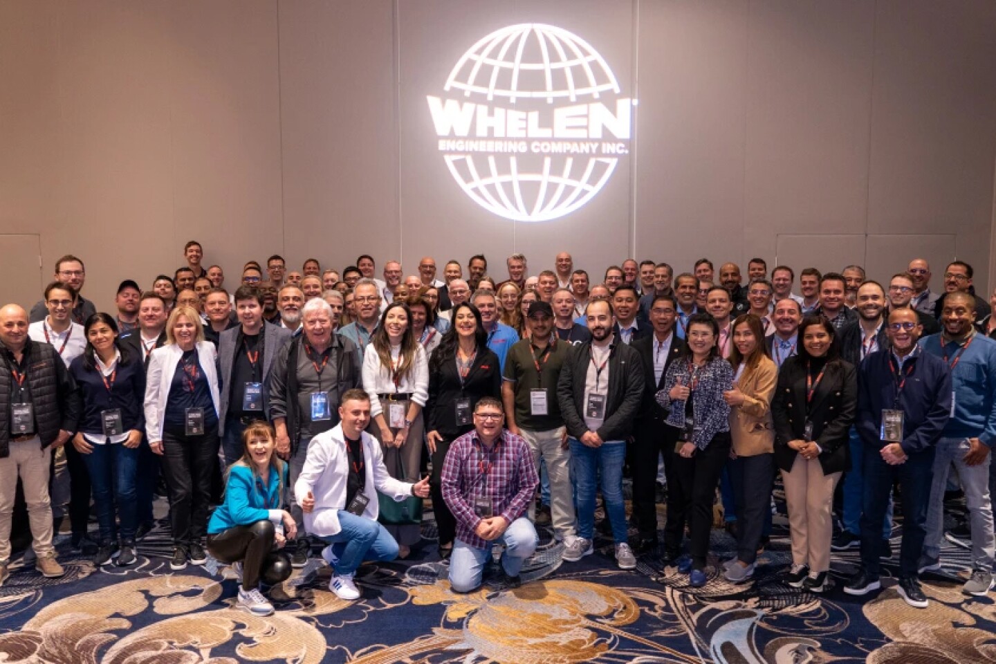 Whelen's International Sales Team and representatives came together in Fall, 2024 to celebrate recent successes and plan for a bright and promising future together.