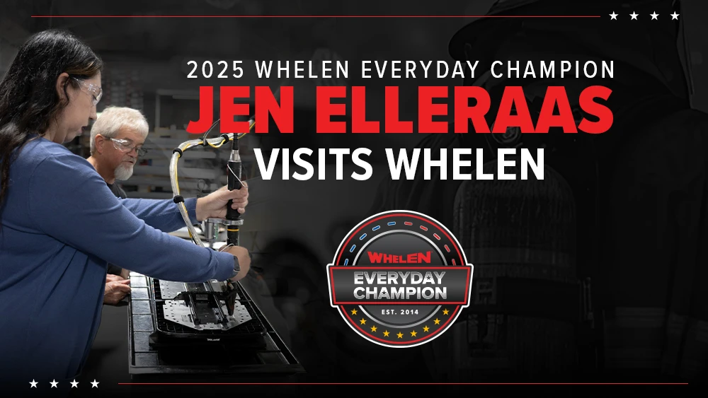 2025 Whelen Everyday Champion Jen Elleraas Visits Whelen