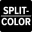 Icon that reads Split-Color