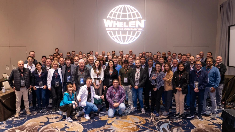 Whelen's International Sales Team and representatives came together in Fall, 2024 to celebrate recent successes and plan for a bright and promising future together.