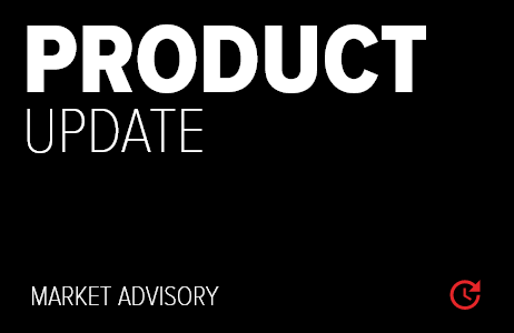 promo graphic reading Product Update: Market Advisory